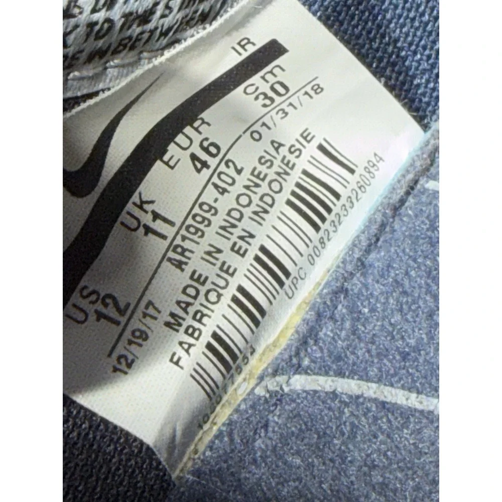 Nike Shox Gravity Mens Size 12 Navy Blue Running Shoes‎ Comfort Walking Sneakers
